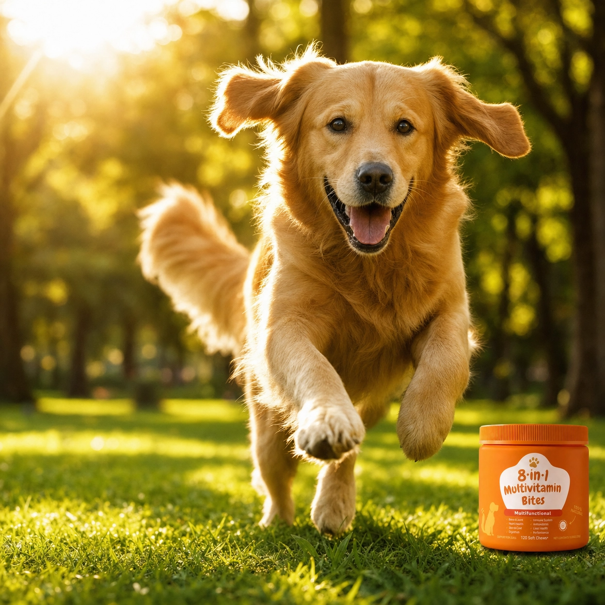 8-in-1 Dog Multivitamin Soft Chews | Joint, Coat, Immune & Digestion Support