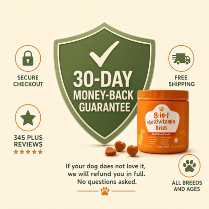 8-in-1 Dog Multivitamin Soft Chews | Joint, Coat, Immune & Digestion Support